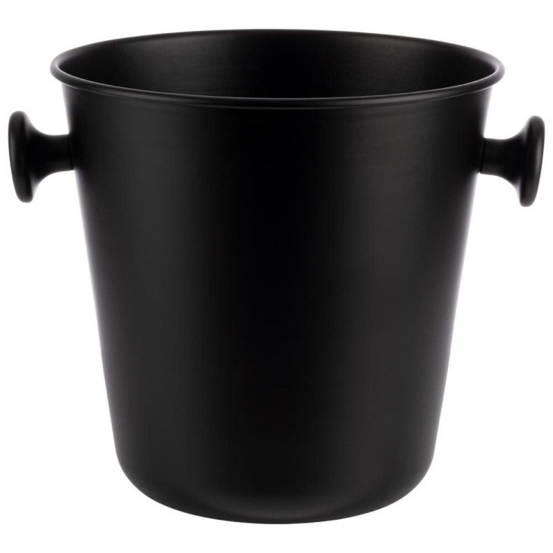 Wine/shampagne bowl D21.5cm 5L black with grips