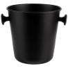 Wine/shampagne bowl D21.5cm 5L black with grips