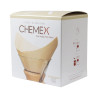 Unfolded, half squares filters CHEMEX, natural 100 pcs