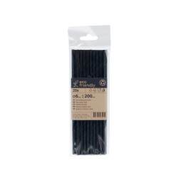 Paper drinking straws black...