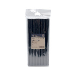Paper drinking straws black...