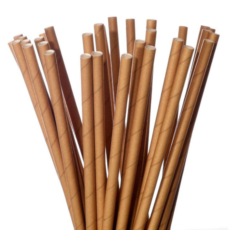 Straws paper D8mm h-24cm 250pcs CRAFT
