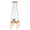 Drinks dispenser FRESH WOOD 23x23cm h-56.5cm 4.5L ar glass