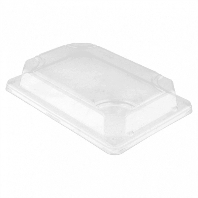 Lids for sushi tray (212.94) 17x12x3.2cm 50pcs transparent