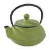 Tea pot NIPON 600ml with filter, cast iron, green