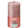 Pillar candle D6.8 h-13cm 60h RUSTIC pink