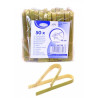 Finger food tongs bamboo 9cm 100pcs