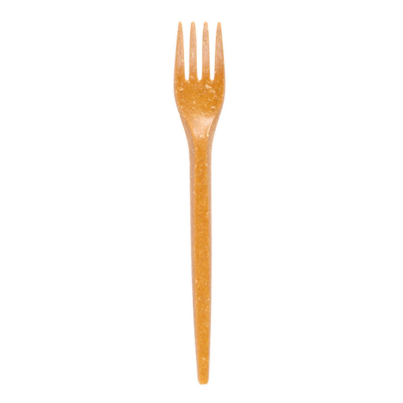 Fork 17cm wooden 80pcs FIBRE