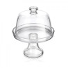 Cake plate PALLADIO UP D22cm footed with dome