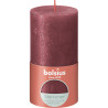Pillar candle D6.8 h-13cm 60h RUSTIC red