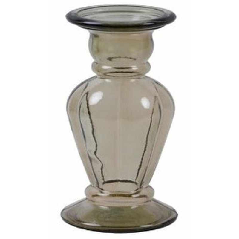 Candle holder ANADIR h-30cm brown glass