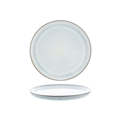 Plate D21cm BONDI white blue