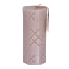 Candle D6 h-14cm JUMIS with pearl metallic