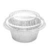 Lid for tubs (340.23) D9.5cm 50pcs, clear