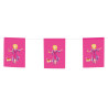 Paper Flag Banner "Princess Ninanu", L 400 cm, pink