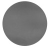 Placemat round TOGO - Leather look imitation - 38cm, grey