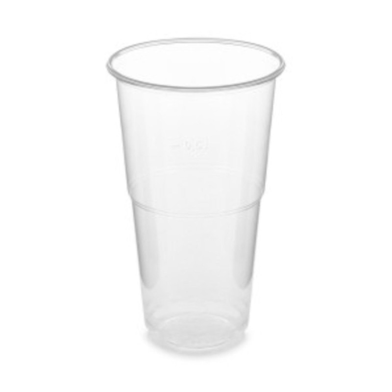 Klaas v/l plastist 300 ml läbipaistev 50gab