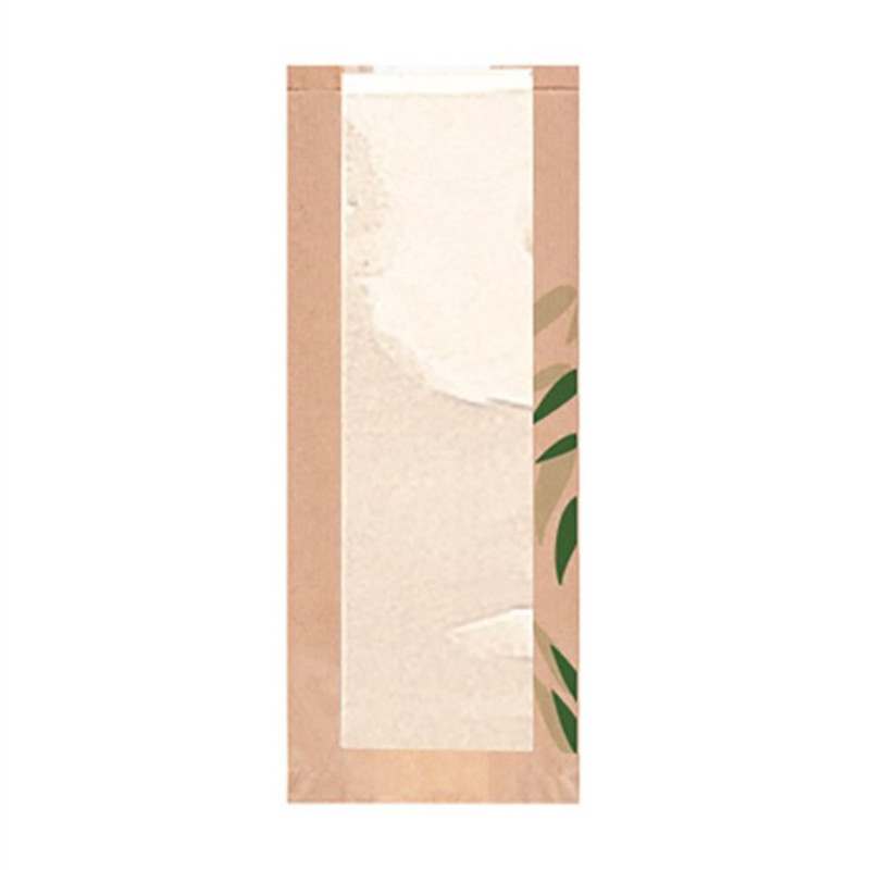 Paper bag 14x4x35cm 100pcs FEEL GREEN