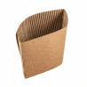 Coffee Cup Sleeve 12.5/10.5cm h-5cm100pcs brown