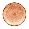 Flat plate 27cm WOODART D27cm brown
