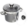 Induction Pressure cooker pot with 2 lid D 24cm, h-19cm