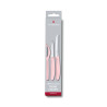 Paring Knife Set with peeler, 3 pcs., Rose Pink