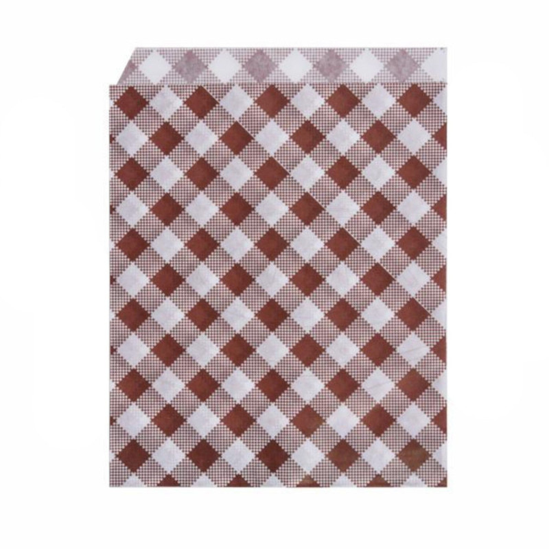 Paper bags KARO 14x19cm 500pcs