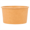 Ice-cream tubs cardboard NATURAL 180ml D8.7cm h-5.2cm 50pcs