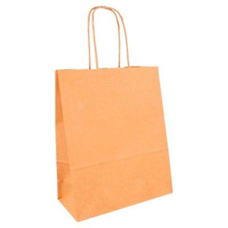 SOS bags with handles NATURAL KRAFT 18x8x21.5cm