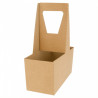 2 cup holder paper with handle 18x8x24cm