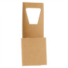 2 cup holder paper with handle 18x8x24cm