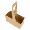 2 cup holder paper with handle 18x8x24cm