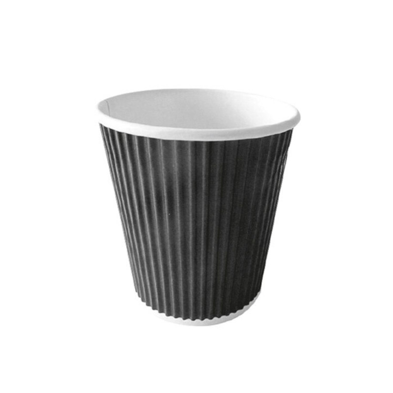 Stiklo ir popieriaus 230 ml juodais ritiniais 40 gb