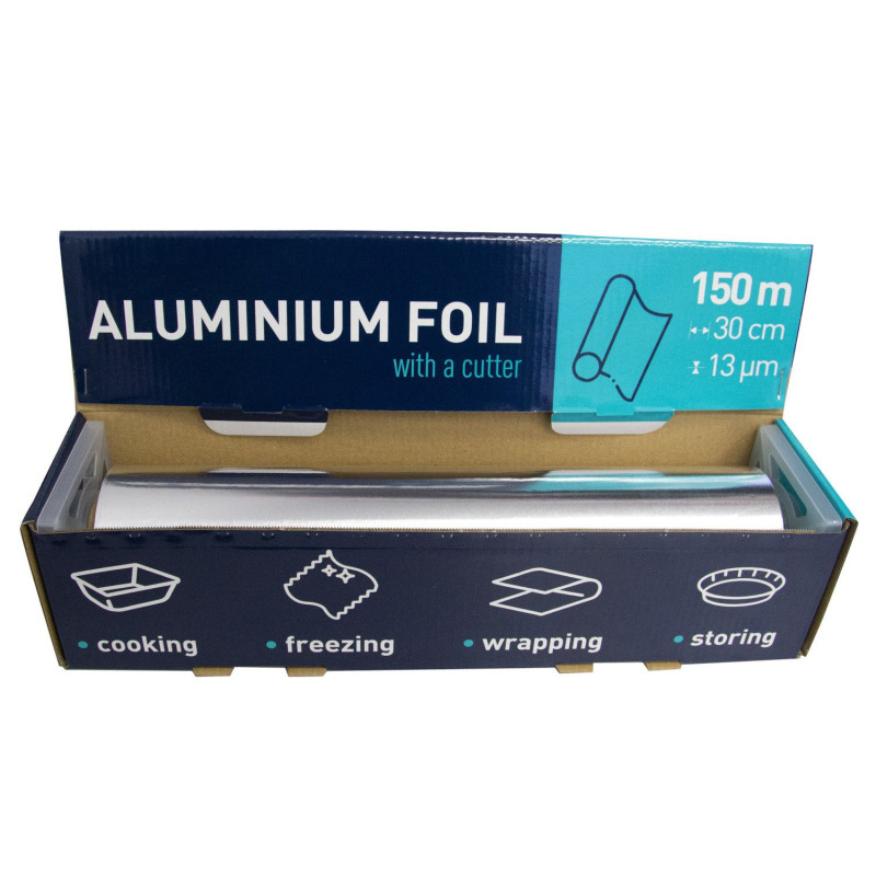 Aluminio plėvelė 30cm × 150m 13my ritulys [6]