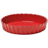 Deep Flan Dish 24cm red