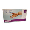 Vinil gloves with powdered (size M) 100pcs
