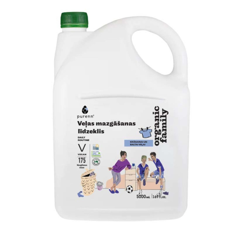 Universal Laundry Detergent with Raspberry Extract and Lavender Essential Oil 5L ECO