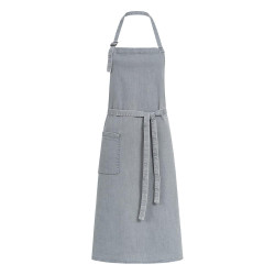 Apron light grey denim...