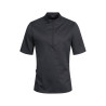 Mens Chef Shirt With Jersey Insert Slim Fit with zip and short sleeve XL