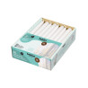 Tapared candle box of 30 250/24 mm white