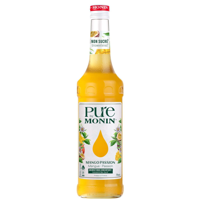PURE by MONIN Mango-passion vaisių koncentratas 700ml