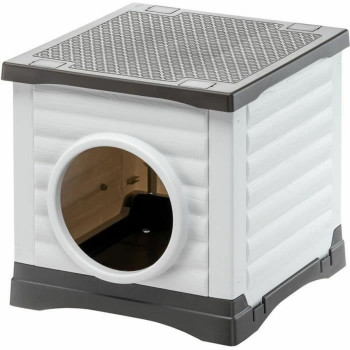 Lemmiklooma voodi Ferplast PETVILLA 50 Vaik Termoplastne 38,5 x 43 x 38,5 cm Valge Hall,,,