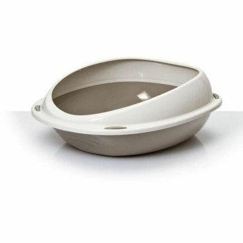 Kaķu kaste Aimé 45 x 36 x 15,5 cm Bēšs Pelēkbrūns Plastmasa,,,