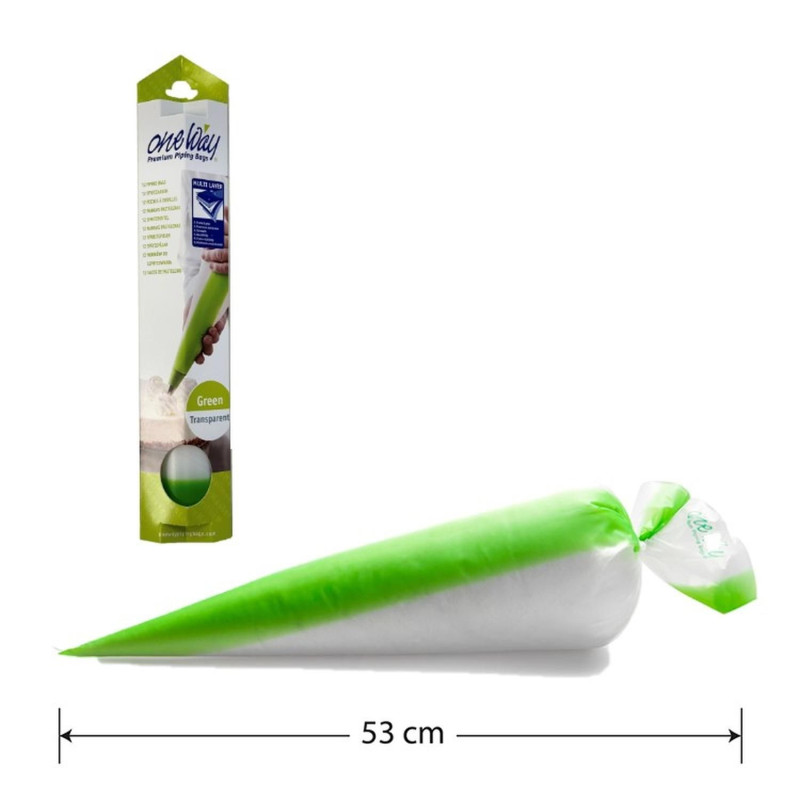 Pärnude kotid 53x28cm L 12gb MASTERLINE GREEN