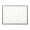Silicone mat for macaroons 300X400mm FIBERGLASS