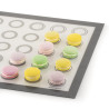 Silicone mat for macaroons 300X400mm FIBERGLASS
