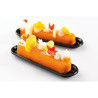Silicone mould 130x25 h-25mm+cutter 10x80ml FASHION ÉCLAIR