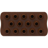 Silicone mould for chocolate D27 h-25mm WINTERBALL