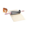 Croissant cutter roller plastic 18x10cm