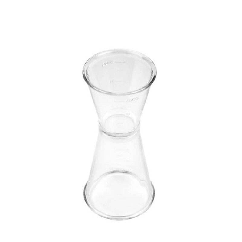 Plastikiniai stiklo stiklai, kurių talpa 20/40 ml